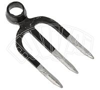 1200 GR ZAPPA TRE CORNA OCCHIO TONDO TRIDENTINO TRIDENTE PER ORTO GIARDINO