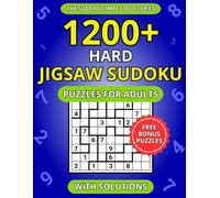 1200+ Hard Jigsaw Sudoku Puzzles for Adults: A Book of Irregular Sudoku with Solutions
