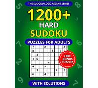 1200+ Hard Sudoku Puzzles for Adults with Solutions