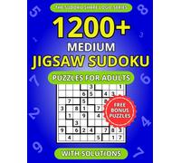 1200+ Medium Jigsaw Sudoku Puzzles for Adults: A Book of Irregular Sudoku with Solutions