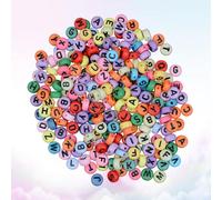 1200 Pcs Perline Tonde Braccialetti Lettere Dell'alfabeto Di Parole