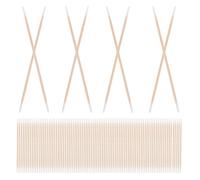 1200 Pezzi Cotton Swabs a Punta Fine per Unghie, Legno e Cotone | Doppia Estremità, Monouso Igienico, per Saloni Beauty e Make-up, Pulizia di Precisione e Applicazioni Versatili