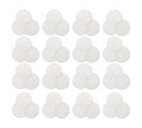 1200 Pezzi Dischetti Struccanti Rotondi 6,1x6,1x0,1cm Non tessuto | Finitura Bianca Rilievo Floreale, Bordi Tagliati Precisione, Uso Delicato su Pelle Sensibile e Toner