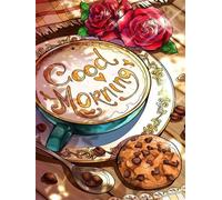 1200 pezzi Frameless Puzzle Fai Da Te,Biscotti al caffè la colazione puzzle,Puzzles in legno,Jigsaw Classici per Adulti e Bambini da 3 Anni