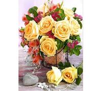 1200 pezzi Frameless Puzzle Fai Da Te,Rose di fiori puzzle,Puzzles in legno,Jigsaw Classici per Adulti e Bambini da 3 Anni