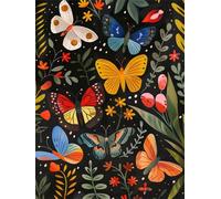 1200 Pezzi Puzzle per Adulti Farfalle botaniche, puzzle Classico 1200 pezzi, Intrattenimento Creativo, Divertimento, Puzzles Regalo per il Relax, Decorazione per Murale 30x20inch