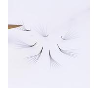 1200 ventagli per extension per ciglia premade | 8 misure in 1 scatola mista rotonda | Include lunghezze 9-16 mm | C, CC, D, M, L curl| Per artisti professionisti delle ciglia | Volume 6D (ricciolo M