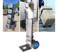 咚呱 1200 W Carrello A Mano Elettrico, Camion per Sacchi Montascale, Carico 400 kg, Scala E Discesa, Motore Brushless - Batteria Rimovibile 48 V/36 Ah, Facile da Usare