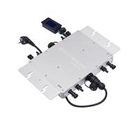 1200 W WVC Centrale elettrica da balcone Invertitore modulare Microinverter 4 X MPP Tracker 220 V DC28-50 V Micro inverter MPPT PV Solar Grid Tie Micro Inverter Modulo (argento)