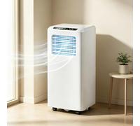 12000 BTU unità AC portatile, 3-in-1 Deumidificatore di raffreddamento & Ventilatore.Funzionamento di Whisper-Quiet con controlli touch digitali.Design compatto per uso della camera da letto dell'uffi