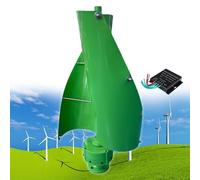 12000W Kit Generatore Eolico, Generatore Eolico ad Albero Maglev, Turbina Eolica Verticale Trifase, per Alimentazione Elettrica Domestica, Infrastrutture Stradali,B-48V