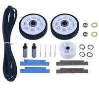 12001541 Kit di riparazione rullo tamburo asciugatrice & WP6-3700340 ricambio puleggia folle asciugatrice e 306508 Kit cuscinetto tamburo asciugatrice compatibile per Crosley Maytag Clothes Dryer.