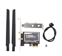 1200Mbps Dual Band Wireless Card for Desktop Laptop M.2 NGFF | 8265AC Chipset Stability, NGFF M.2 Slot Support, Antennas Mounting Screws Cables Included