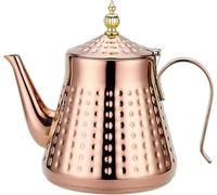 1200ml Teiera in acciaio inoxcon,Con Infusore per Tè Sfuso,Teiera vintage,rame