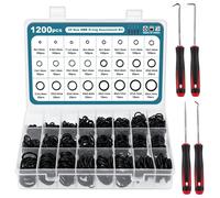1200PCS O Ring Kit 24 Dimensioni Gomma O Ring Set Rondella Di Tenuta Con 4 Pick