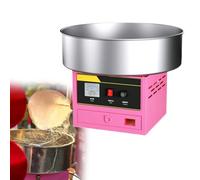1200W commercial electric cotton candy machine with stainless steel bowl, sugar brush, bamboo skewers, stainless steel spatula, sugar spoon, perfect for home, children's birthdays, family gatherings