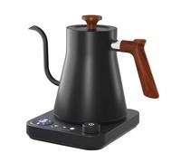 1200W Electric Gooseneck Kettle, 900ml Capacity Hot Water Boiler, Keep Warm with Stainless Steel Interior, Automatic Shut off & Digital Display & Real-Time Temp Control for Coffee Tea Brewing