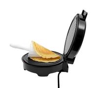 1200W Macchina per coni di ghiaccio elettrica con regolazione della temperatura e del tempo stampo a rullo primavera antiaderente per ristorante, panetteria, snack bar, famiglia