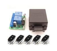 (1202COM1 5KT05) Telecomando universale wireless 433 MHz Dc 12 V 10 A 2 canali RF RelÃ¨ Ricevitore Trasmettitore