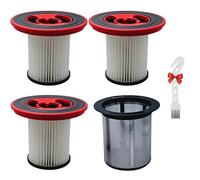 12040193 Confezione da 4 filtri lavabili per aspirapolvere Bosch Unlimited Series 7 cordless BKS711XXL BBS711W BBS712A BCS711GB BKS711MALL, 3 filtri HEPA + 1 pre-filtro in acciaio inox