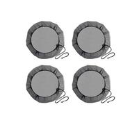 (120CM) 4Pcs Mesh Cover for Rain Bucket with Drawstring Mesh Water Bucket Screen Water Collection Bucket Net Replacement 120CM
