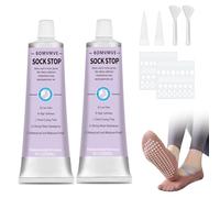 120g Kit Antiscivolo per Calzini, Sock Stop Liquid, Liquido per Calzini Antiscivolo, Soluzione Antiscivolo per Calze, per Calze, Guanti e Tappetini