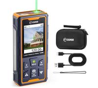 120M Metro laser, CIGMAN telecamera integrata, telemetro laser con fotocamera zoom 4x, schermo LCD, dispositivo di misurazione laser IP65, 16 modalità di misurazione per esterni, (CD-120G)