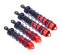 120mm Anteriore Posteriore Ammortizzatore Molle Ammortizzatore Alluminio per 1/8 Pezzi di Ricambio Auto RC Auto Upgrade Part(Rosso)