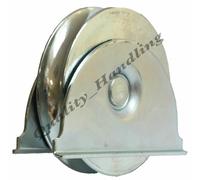 ruota per cancello scorrevole ruota per puleggia 160 mm scanalatura rotonda r...