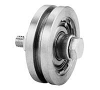 120mm Ruota quadrata con 1 cuscinetto a sfera