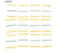 120PCS 1/4W Color Ring Inductor Set with 12 Color Inductance for Electronic Part