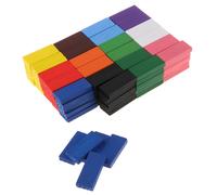 120Pcs 12 colori bambini in legno Building Block bambini giocattolo