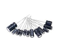 120pcs 12 Value 1uF~470uF Electrolytic Capacitors Assortment Kit 10pcs Each Value ICXLPMC