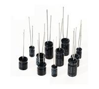 120pcs 16V 25V 50V Aluminum Electrolytic Capacitor Kit 0.22uF-470uF 12 Values*10pcs DIP Electrolyte Capacitors CZAOINCU
