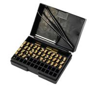 120pcs 2x3x15mm Hot Stamping Copper Letter Thermal Ribbon Font per HP-241 DY-8 Coding Machine, Utilizzato in Medicina Alimentare Imballaggio Data Numero di lotto Stampa