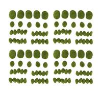 120PCS 3 Dimensioni Artificiali Moss Rocks Decorative, Palle di Muschio Ver4513