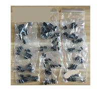 120PCS/Bag Aluminum Electrolytic Capacitor Pack 0.22uf0.47uf1uf2.2uf4.7uf10uf10uf22uf33uf47uf 100uf220uf470uf,each 10PCS