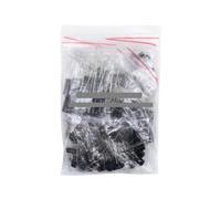 120pcs Electrolytic Capacitor Assortment Kit 12Values 1uF - 470uF 2.2UF 4.7UF 10UF 22UF 33UF 47UF 100UF 220UF Capacitance Set MQXFCZUX