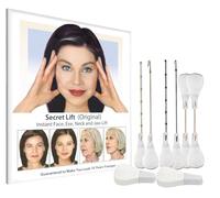 120pcs Face Lift Tape Invisibile, Instant Face Tape Stringhe per Collo per (Bianco)