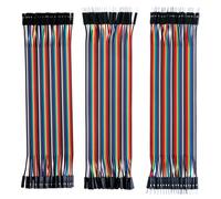 120Pcs Kit Cavetti Jumper Filo Dupont Multicolore Wire 24AWG Cavi 40 Maschio a M