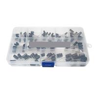 120PCS/lot 12values 1uF-470uF Aluminum Electrolytic Capacitor Assortment Kit 16V-50V Electrolytic Capacitors Assortment Box Set ICXLPMC