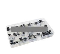 120PCS/lot 12values 1uF-470uF DIP Aluminum Electrolytic Capacitor Assortment Kit 16V-50V electrolytic capacitors assortment box Capacitance Meters
