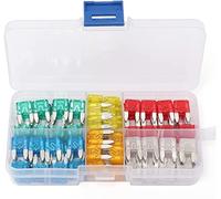 120pcs/lotto fusibile for auto a dimensioni ridotte mini set di assortimento lama standard 5a 10a 15a 20a 25a 30a amp Scatola plastica