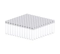 120pz 45ml Plastica Provetta con Vite Tappi 140x25mm Alluminio Coperchio
