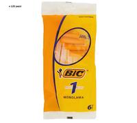 120pz Bic 1 rasoio monolama monouso lamette rasatura