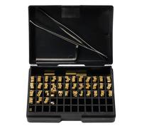 120pz Nastro Termico Lettere Rame 2x3x15mm per Stampa Imballaggi Alimentari