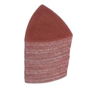 120pz Triangolare Gancio e cerchio Carte Vetrate 80 Grits 3-1/8"