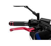 120r - leva freno destro fissa, corpo rosso COLORE ARGENTO
