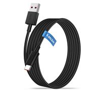 120W 2m Cavo USB C intrecciato per Redmi Note 15/14/13/12/11 Pro/A5/17/15C | Cavo USB A a Tipo C 6A Cavo di ricarica rapida per Xiaomi 17T/15T/14T/13T/12/11T Pro/POCO X8/F8/M8/X7/X6/C85 Pad 8/7/6/5 nero