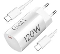 120W Caricabatterie Rapido USB C per Redmi Note 14 13 12 Pro+ 14T Pro,USB C Caricabatterie Turbo con 6A Cavo Tipo C 1m per Xiaomi 15 Ultra 15Pro 13T POCO F7 Ultra X7Pro F6 Pad 7 Redmi Pad SE